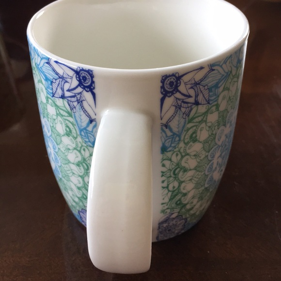 Leaf printed mug - Picture 3 of 3